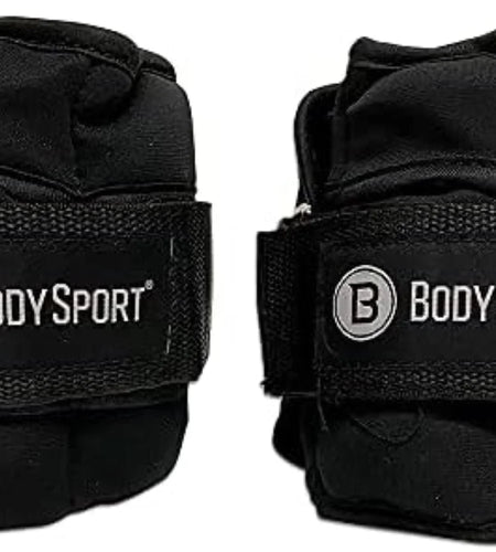 1 Pound – 5 Pound Black/Black Adjustable Ankle Weights for Men, Women, and Kids – Workout Aid for Added Resistance