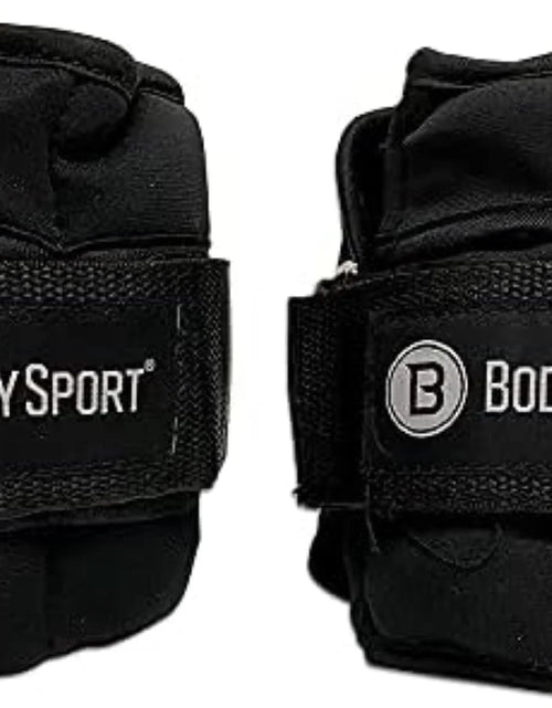 Load image into Gallery viewer, 1 Pound – 5 Pound Black/Black Adjustable Ankle Weights for Men, Women, and Kids – Workout Aid for Added Resistance
