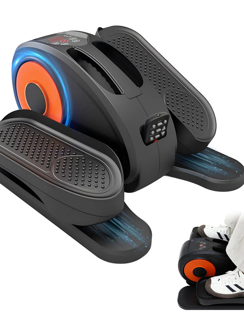 Load image into Gallery viewer, under Desk Elliptical, Electric Ellipse Leg Exerciser While Sitting for Seniors Adults, Auto/Manual Dual Mode Motorized Foot Pedal Exerciser with Remote Control for Home Office Use
