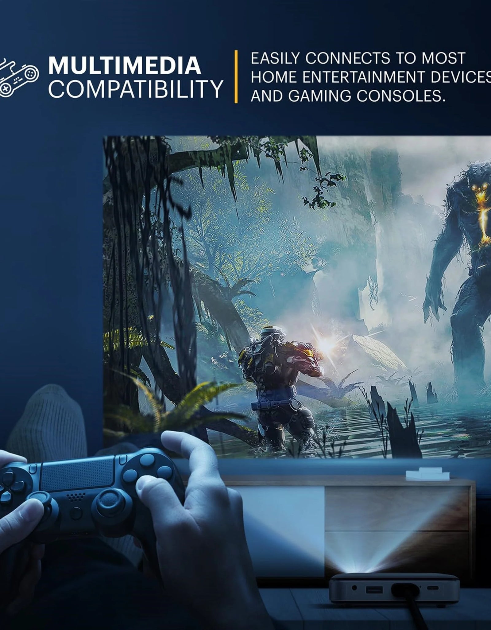 Luma 150 Pico Projector with Built-In Speaker, Black