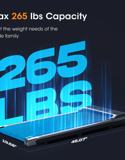 Load image into Gallery viewer, Walking Pad under Desk Treadmill with Remote Control Lightweight 2 in 1 Exercise Treadmill 0.6 to 3.8 Speed Range for Home Office Workout
