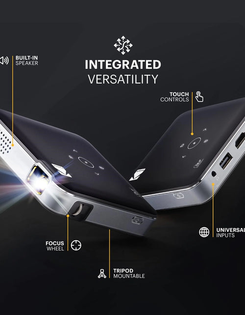 Load image into Gallery viewer, Luma 150 Pico Projector with Built-In Speaker, Black
