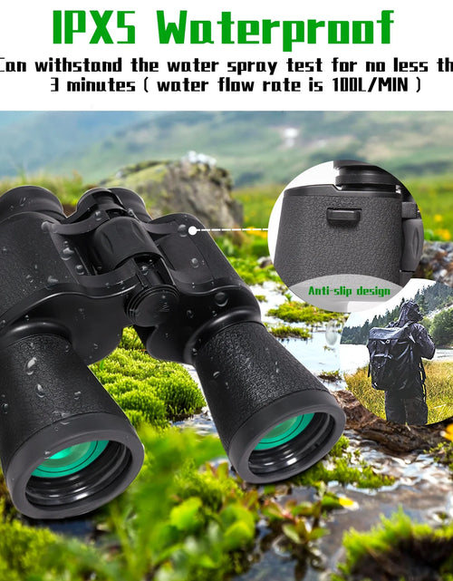 Load image into Gallery viewer, Binoculars, 20X50 Binoculars for Adults, Compact HD High Powered Binoculars with Low Night Vision 28Mm Large Field Binoculars with BAK4 Prism FMC Lens for Hunting Bird Watching Sports
