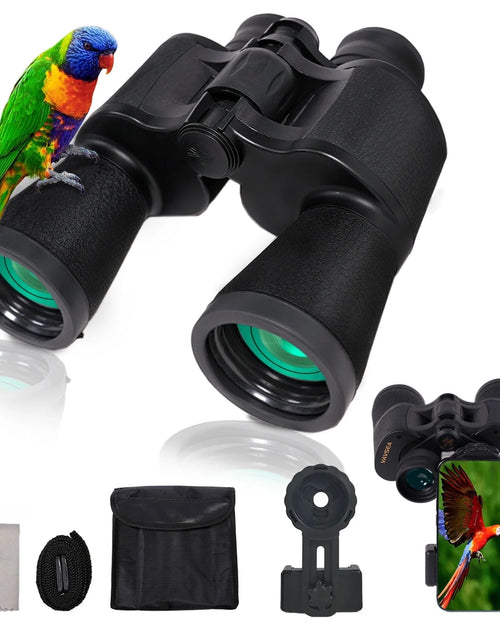Load image into Gallery viewer, Binoculars, 20X50 Binoculars for Adults, Compact HD High Powered Binoculars with Low Night Vision 28Mm Large Field Binoculars with BAK4 Prism FMC Lens for Hunting Bird Watching Sports
