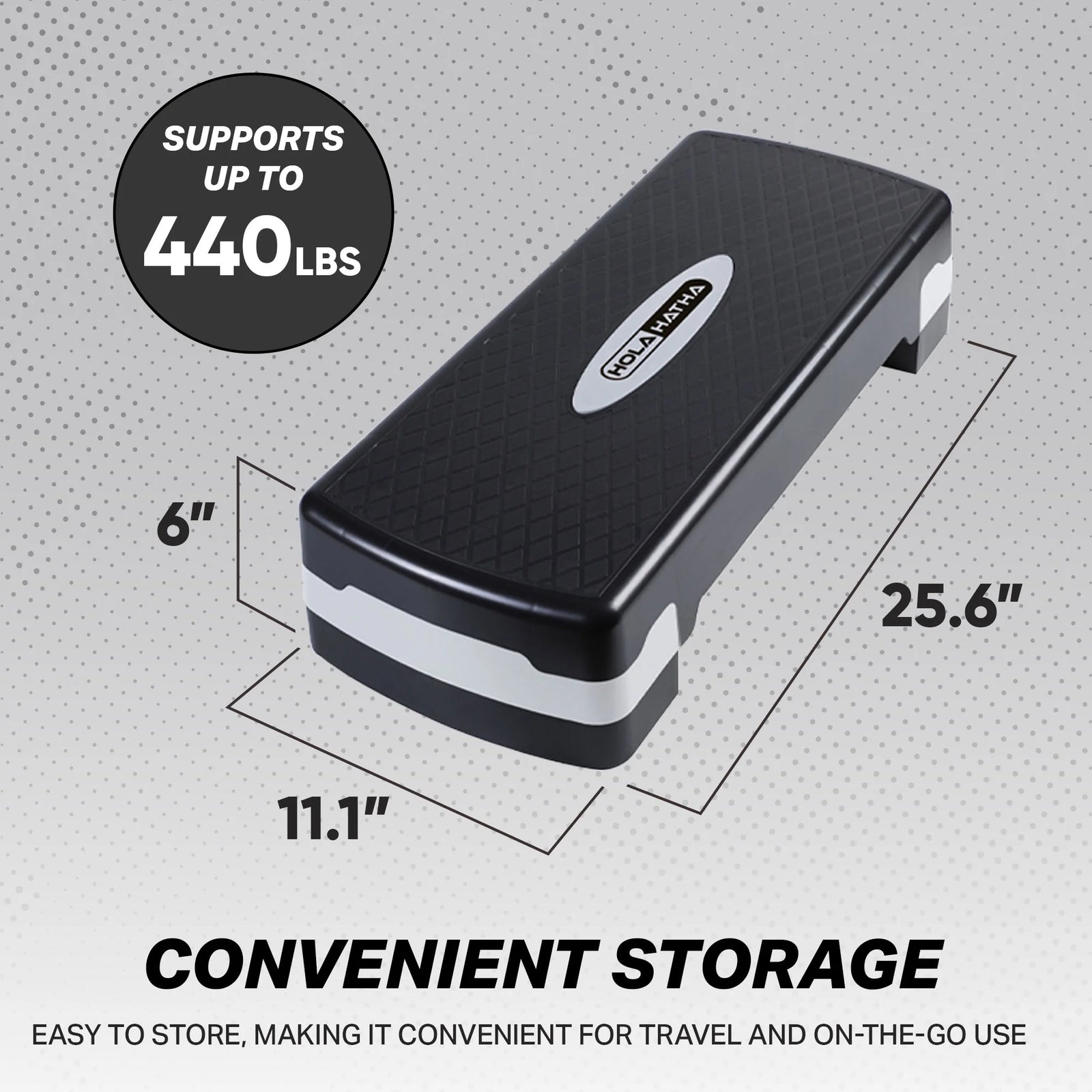 Aerobic Step Platform Exercise Fitness Equipment W/ Adjustable Height