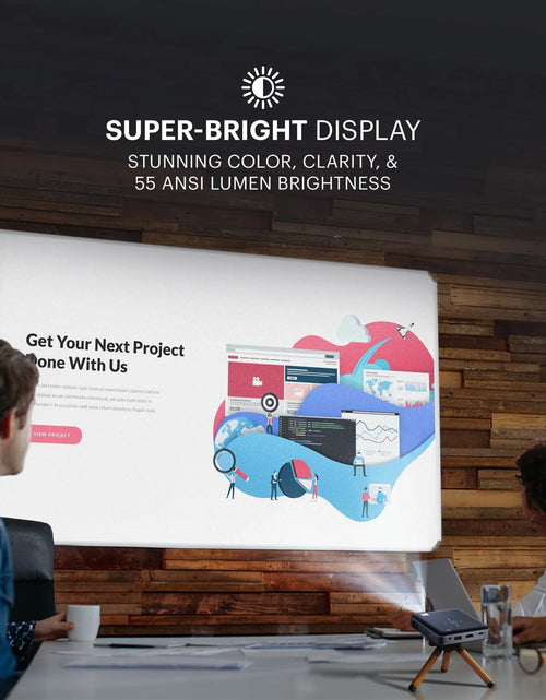 Load image into Gallery viewer, Luma 150 Pico Projector with Built-In Speaker, Black
