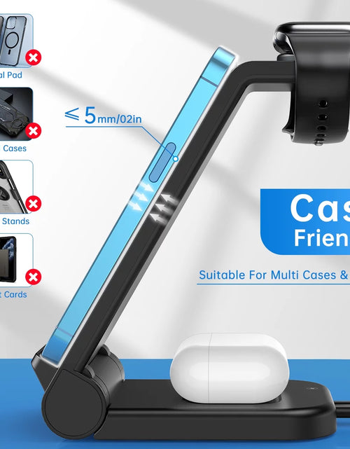 Load image into Gallery viewer, Wireless Charger for Iphone-23W 3 in 1 Fast Charging Station Compatible for Iphone 17/16E/15/14/13/12/11 Pro Max, Airpods 4/3/2/Pro, Iwatch Series 2-11, Samsung Charger Stand
